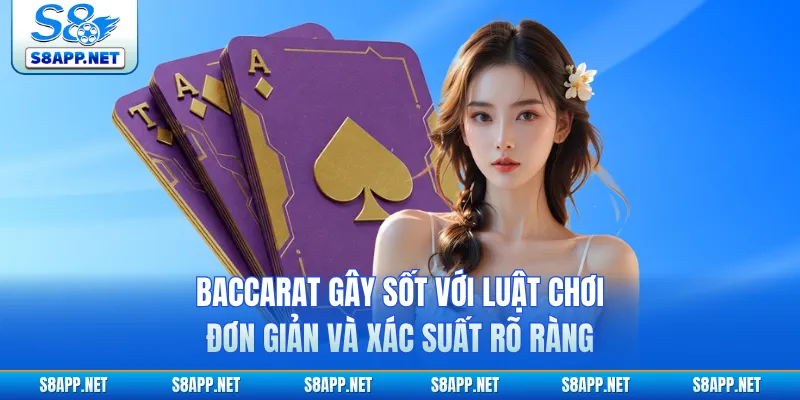 Baccarat Gây Sốt Với Luật Chơi Đơn Giản Và Xác Suất Rõ Ràng