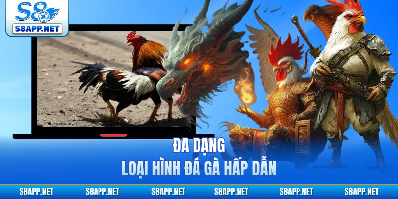 Đa dạng loại hình đá gà hấp dẫn