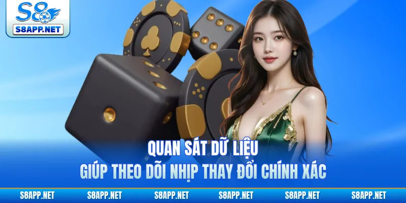 Quan sát dữ liệu giúp theo dõi nhịp thay đổi chính xác