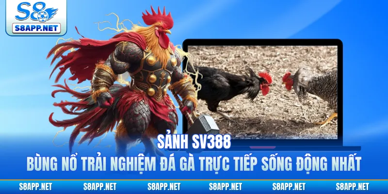 Sảnh SV388 Bùng Nổ Trải Nghiệm Đá Gà Trực Tiếp Sống Động Nhất
